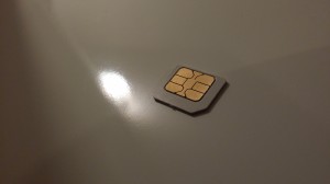 Macro Samsung Galaxy Note 3 - microsim